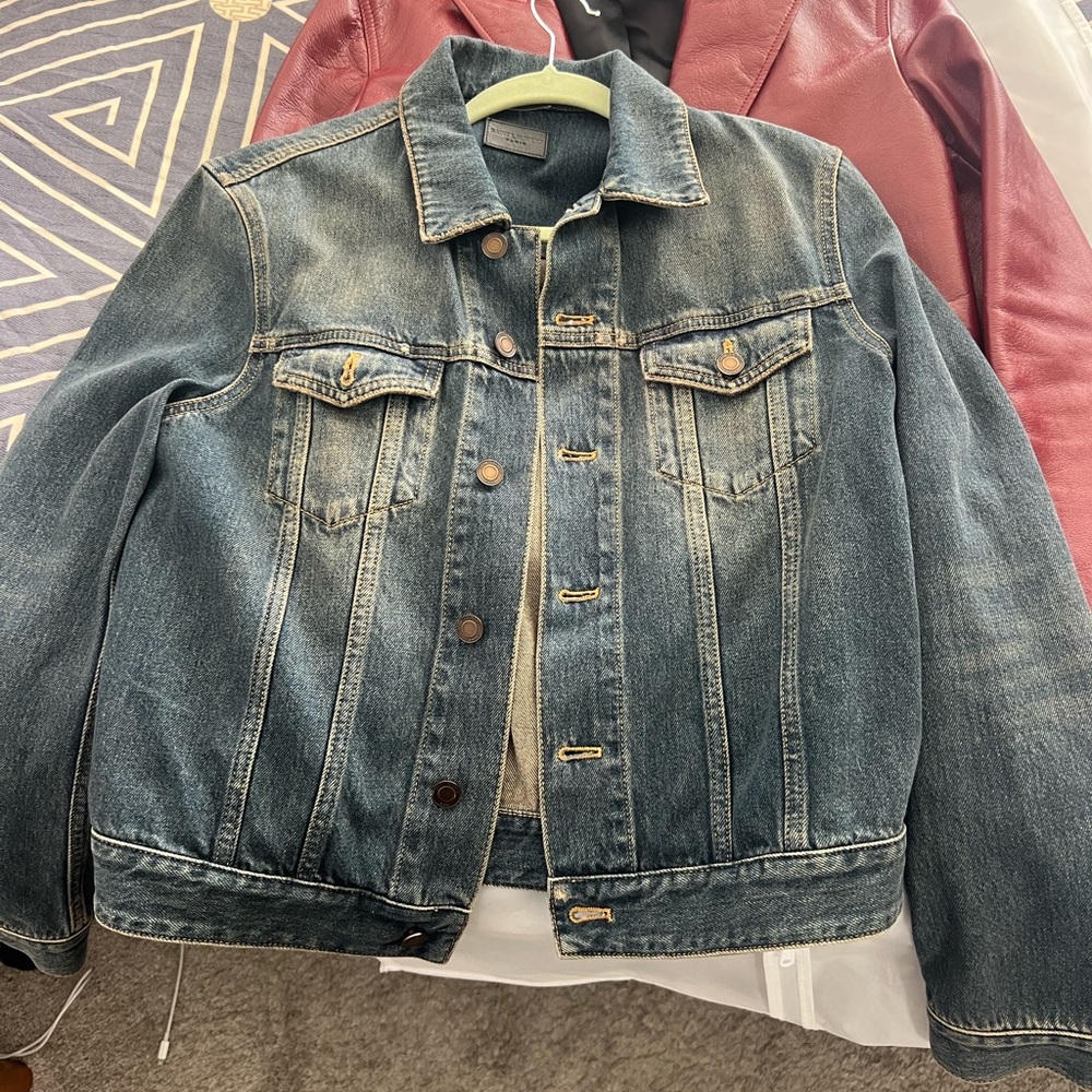 Saint Laurent Blue Denim Jacket